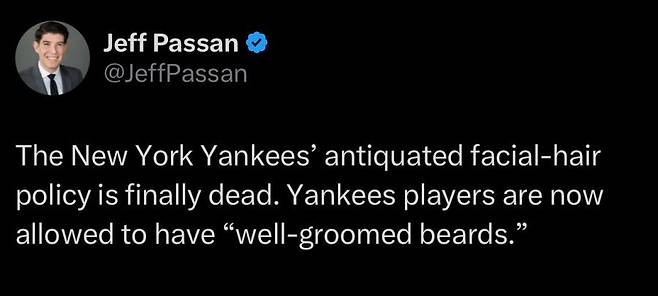 17401469034860.jpg 이제 수염 기르는거 가능하다고 공식 발표한 뉴욕 양키스 ㄷㄷ.jpg