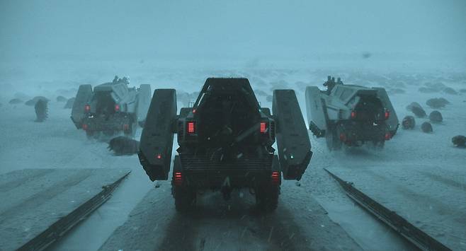 영화 '미키 17' 속 한 장면 [워너브러더스 코리아 제공. 재판매 및 DB 금지]