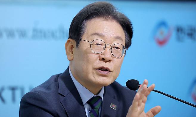 더불어민주당 이재명 대표. 연합뉴스