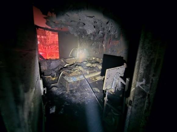 광주 빌라 화재. 광주 북부소방서 제공