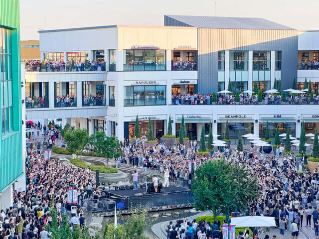 현대프리미엄아울렛 김포점 슈퍼스테이지 콘서트 현장. (제공=현대백화점)