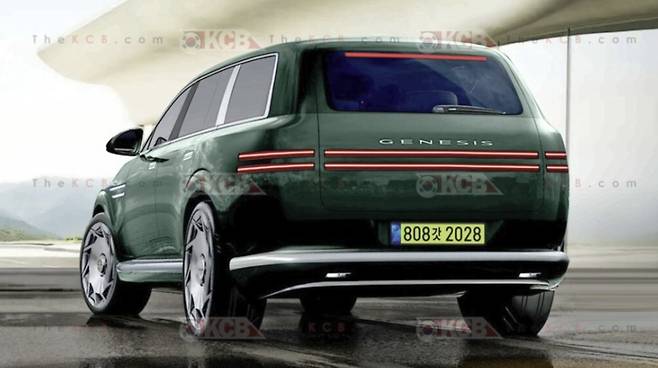 제네시스 'GV90' 예상도 (출처 : 갓차)