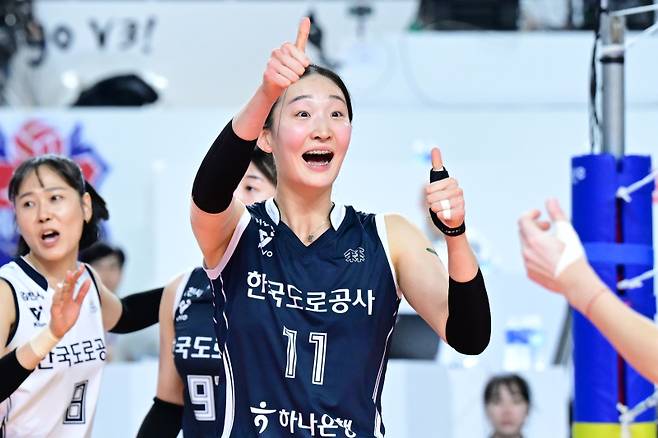 한국도로공사 미들 블로커 김세빈. 사진=KOVO