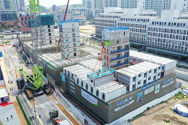 세종시의 한 공공주택 공사 현장. LH