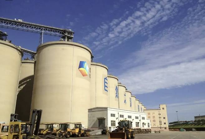중국 최대 식량기업 COFCO의 곡물 저장 공급기지./사진=COFCO