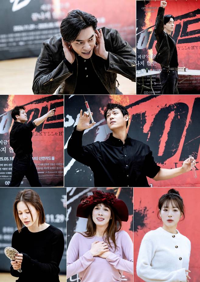 뮤지컬 ‘지킬앤하이드’ 연습 현장 신성록, 최재림, 아이비, 린아, 이지혜 (제공: 오디컴퍼니)