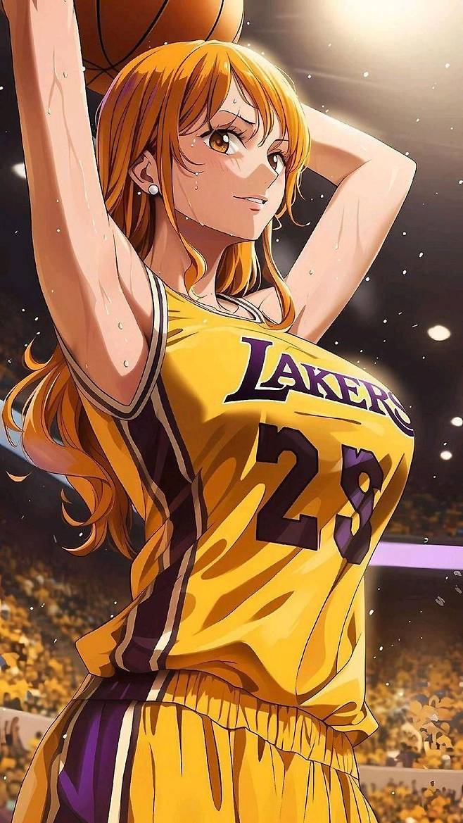 Ai로 그린 소년만화 여캐들 농구복 착장.jpg