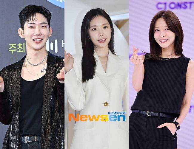 왼쪽부터 조권 손나은 선예/뉴스엔DB