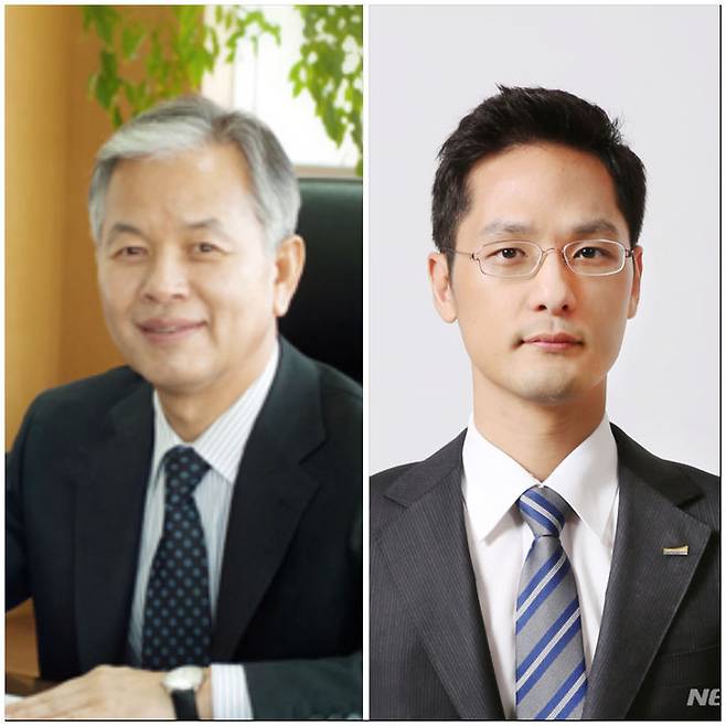 [서울=뉴시스] 무림그룹 이동욱 회장(왼쪽)과 이도균 사장. (사진=무림그룹 홈페이지 갈무리 및 무림그룹 제공) 2025.02.24 photo@newsis.com *재판매 및 DB 금지