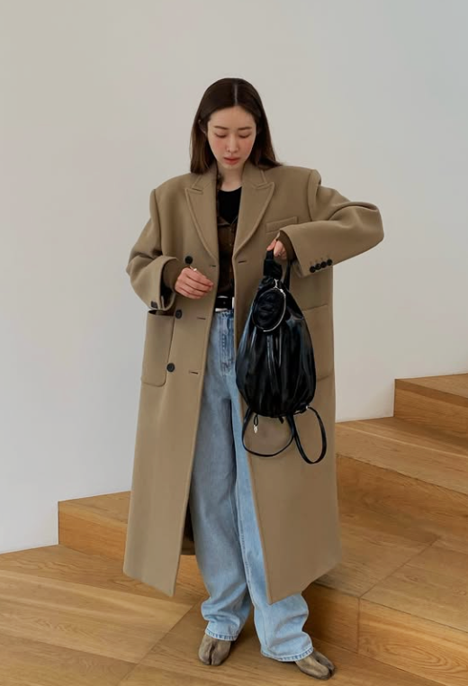 차정원 베이지 코트