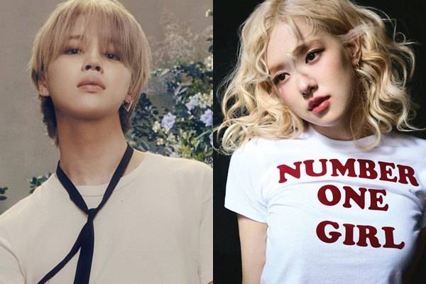 지민(왼쪽), 로제 / 사진=빅히트 뮤직, 더블랙레이블