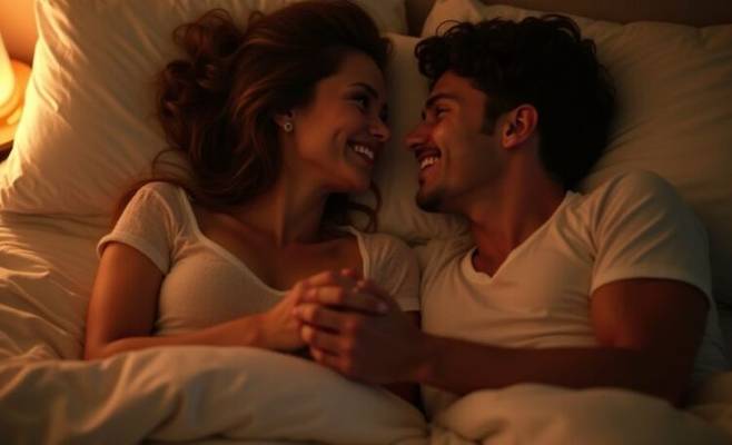 친밀한 파트너와 침대를 공유하는 것은 상당히 좋다고 한다 [사진= AI 이용해 생성]