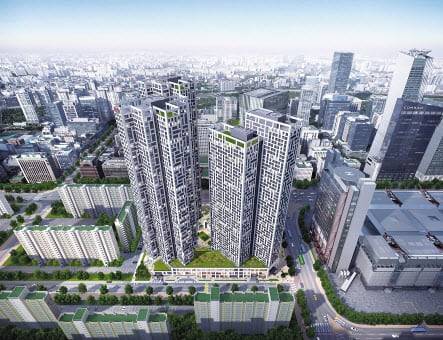 브라이튼 여의도 조감도. /신영