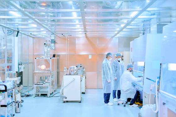 구마모토대 안에 설치되는 반도체 클린룸. 사진 구마모토대