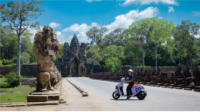 ㈜베리워즈는 한국-캄보디아 국제온실가스 감축사업(ITMO) 협약을 체결, 캄보디아에 E-모빌리티 인프라를 구축하고 있다. 베리워즈 제공&nbsp;&nbsp;