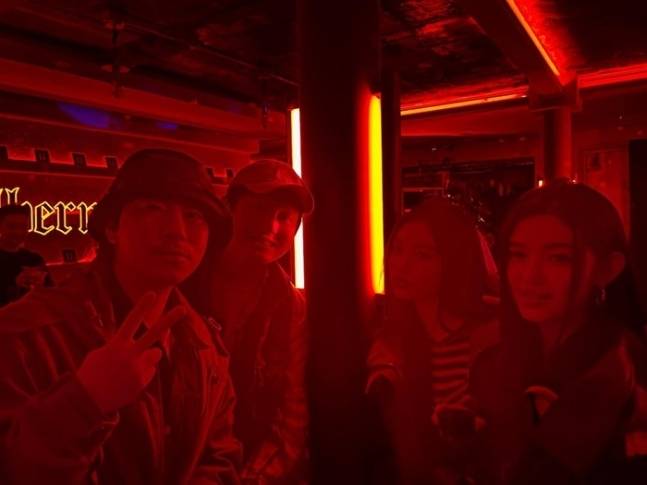 이시언, 기안84, 해린, 다니엘. 사진l이시언 SNS 캡처