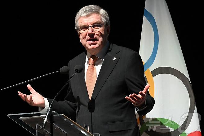 토마스 바흐 국제올림픽위원회(IOC) 위원장. ⓒ AFP=뉴스1
