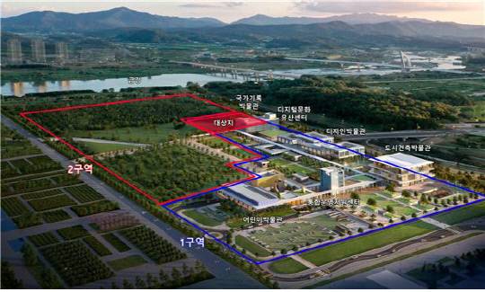 국립박물관단지 조감도. 행복청 제공