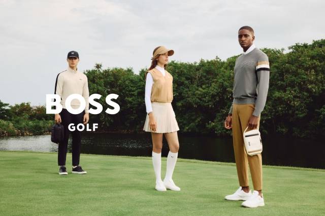 기능성과 미학의 조화를 강조한 BOSS GOLF의 2025시즌 S/S컬렉션. (주)아이엠탐