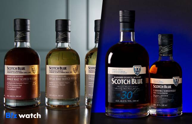 롯데칠성의 스카치블루 한정판./그래픽=비즈워치