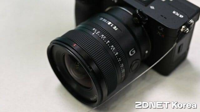 E마운트용 FE 16mm F1.8 G(SEL16F18G) 렌즈. (사진=지디넷코리아)