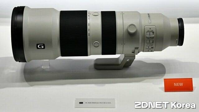 FE 400-800mm F6.3-8 G OSS(SEL400800G) 렌즈. (사진=지디넷코리아)