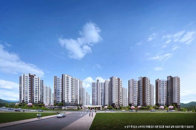 충남내포신도시 디에트르 에듀시티. ⓒ대방건설 제공