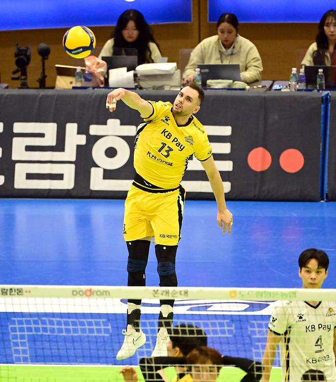 KB 손해보험 비예나. KOVO 제공