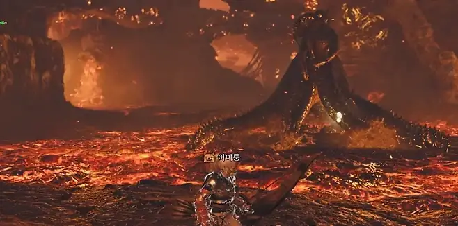 ▲ 자세히 보면 2번째 이동 때 땅을 짚고 돌진하며 그때 공격 판정이 들어간다