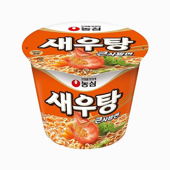 농심이 현재 판매 중인 '새우탕 큰사발면'/ 농심 제공