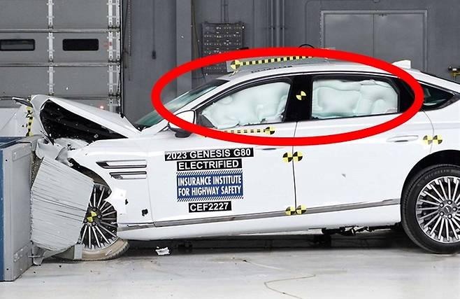 충돌테스트 장면 [사진출처=IIHS]
