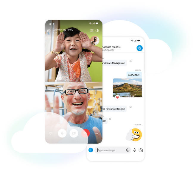 스카이프(Skype) 서비스 이미지 [출처 = 스카이프 웹사이트]