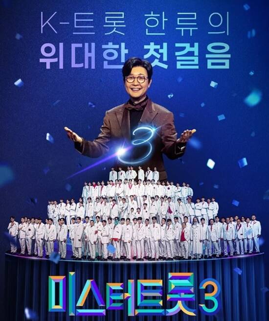 트로트에 관심이 높아지면서 안방극장에도 트롯이 차지하는 비중은 커졌지만, 비슷한 포맷이 수년째 반복되면서 신선도가 떨어진다는 평가다. /TV조선 '미스터트롯3'