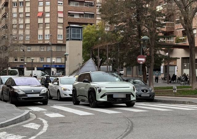 스페인 타라고나 도로에 기아 EV3가 달리고 있다. 임주희 기자