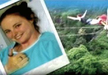 번지점프를 하던 20대 여성이 몸을 묶은 줄이 끊어져 약 110m 높이에서 추락했다. /사진=유튜브 갈무리