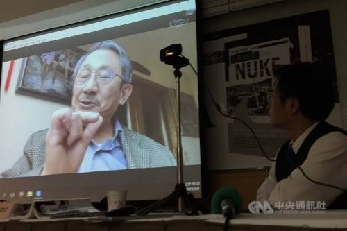 2017년 장셴이 전 대만 육군 대령(화면 속) [대만 중앙통신사 캡처. 재판매 및 DB 금지]