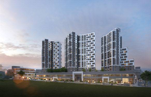 남구로역세권 도시정비형 재개발사업 투시도.(사진=HL D&I한라)