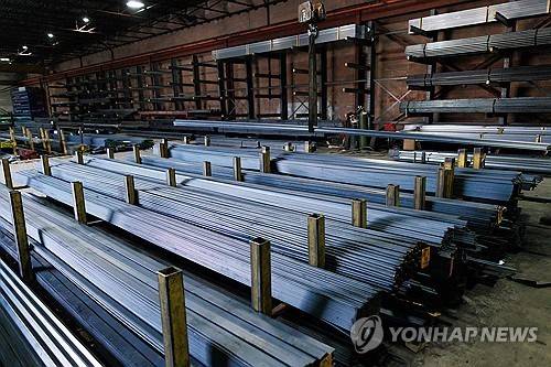 캐나다의 철강 제품 [AFP 연합뉴스 자료사진. 재판매 및 DB 금지]