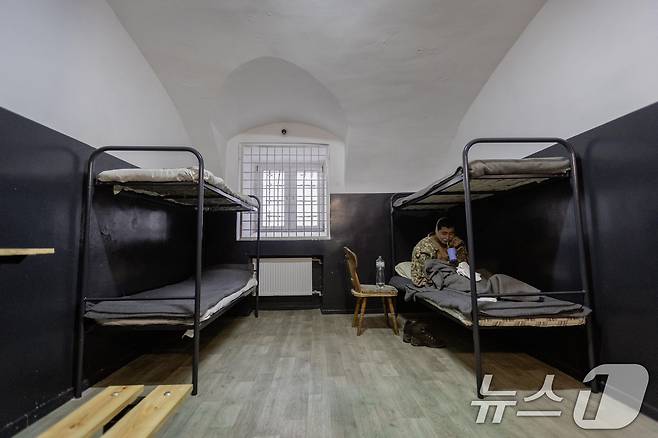 우크라이나군에 생포된 북한군 포로.(젤렌스키 대통령 X 캡처) 2025.1.12/뉴스1 ⓒ News1 김진환 기자