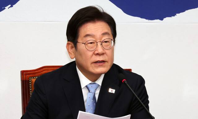 이재명 더불어민주당 대표. 김경호 선임기자 jijae@hani.co.kr