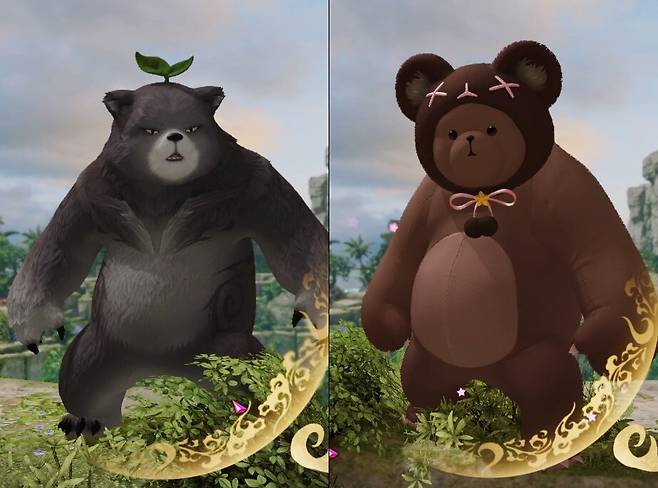 ▲ 기본 스킨과의 비교 스크린샷