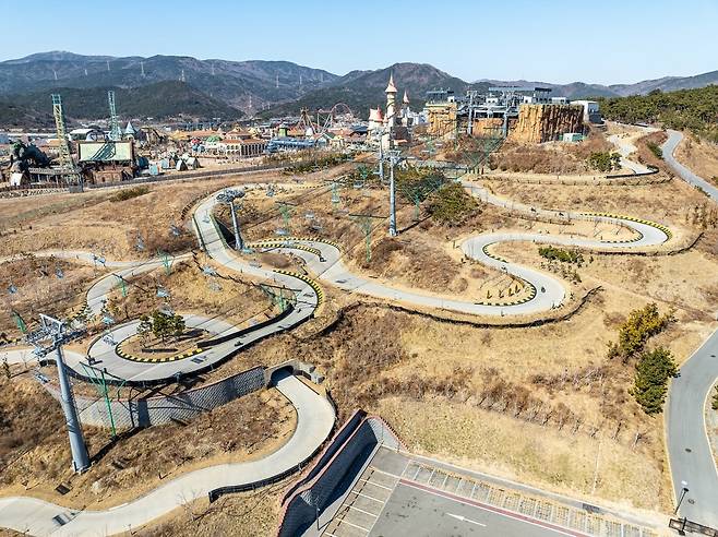 오시리아 관광단지, 스카리라인 루지(사진=이효태)