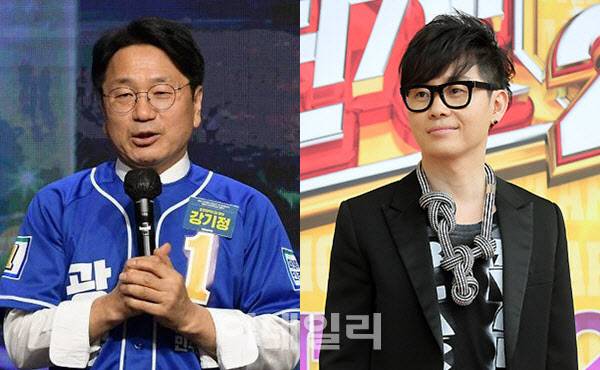 강기정 광주시장(왼쪽), 가수 이승환씨 (사진=이데일리DB)