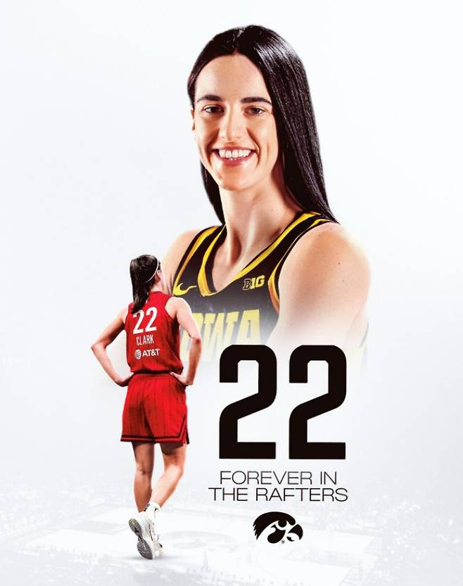 케이틀린 클락. WNBA 인디애나 피버 구단 SNS