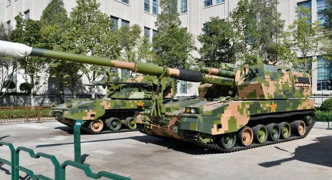 중국이 개발한 PLZ-05 자주포. [Gettyimage]