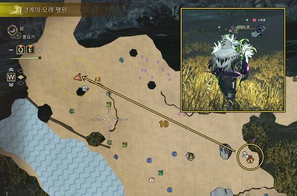 - 구역 10&nbsp;덧없는 꽃 위치&nbsp;