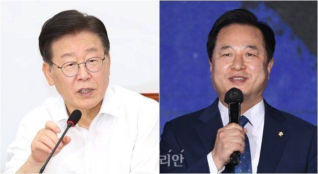 이재명 더불어민주당 대표(사진 왼쪽)와 김두관 전 의원 ⓒ데일리안 DB
