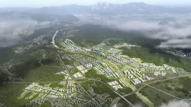 [서울=뉴시스] 고양창릉지구 메인 조감도. 2025.03.07. (자료=3기 신도시 홈페이지) photo@newsis.com  *재판매 및 DB 금지