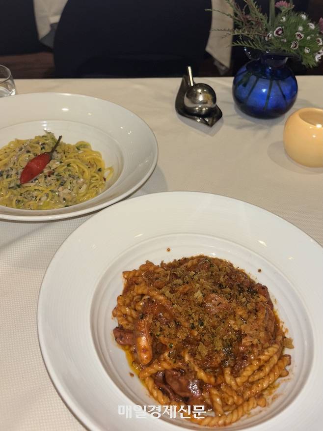 문어 푸실리 파스타