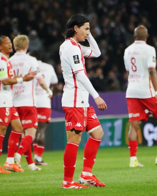 AS 모나코 공격수 미나키노 타쿠미. /사진=모나코 공식 SNS 갈무리